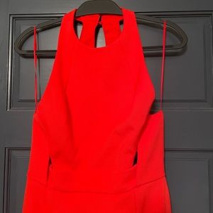 NICHOLAS Red-Orange Gown w/Tags